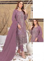 Faux Georgette Onion Party Wear Multi Thread Work Pakistani Suit